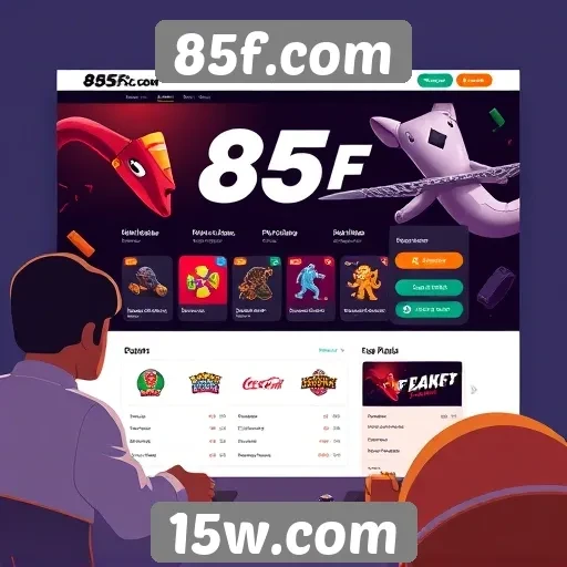Acessibilidade e interface do usuário em 85f.com
