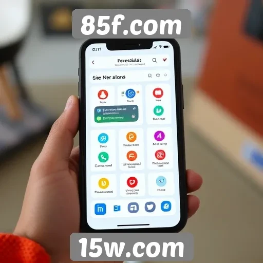 Experiência do usuário no 85f.com em dispositivos móveis